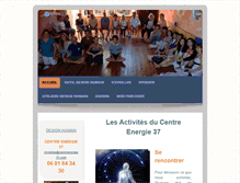 Tablet Screenshot of centreenergie37.com